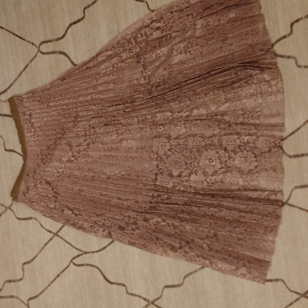 Free people pink lace skirt (small+see description)